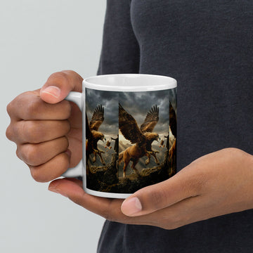 The Griffin’s Mountain Guardian – A Magical Mug of Courage and Wonder
