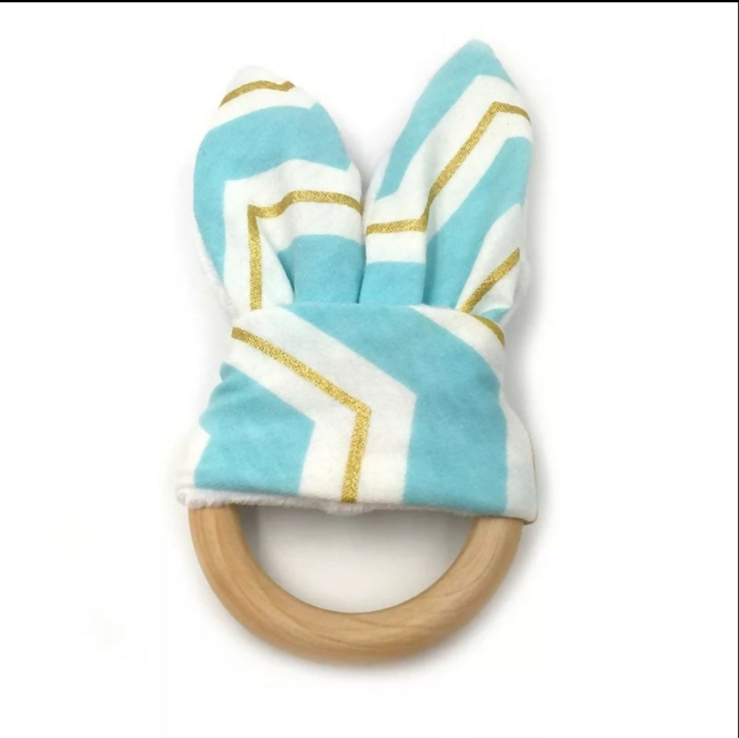Sensory Teething Ring-Aqua- on Lucasgift