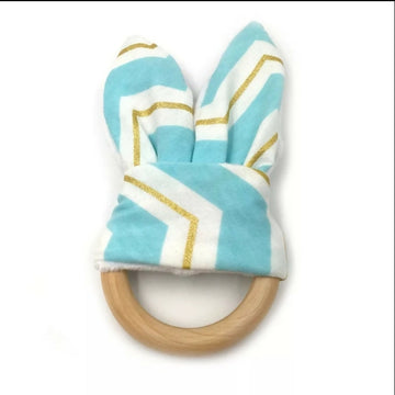 Sensory Teething Ring-Aqua- on Lucasgift