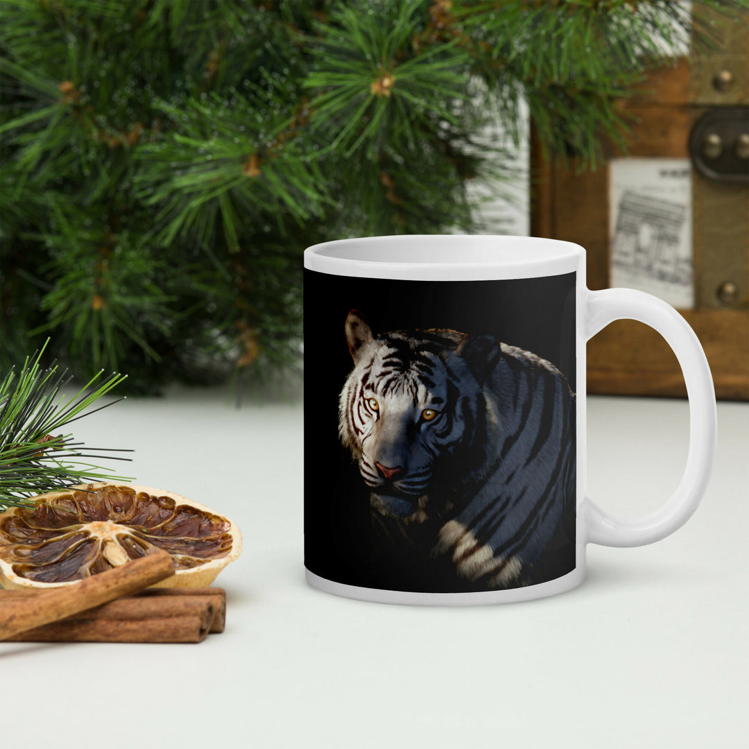The Gentle Spirit Of The White Tiger — 11 Oz Wildlife Mug- on Lucasgift