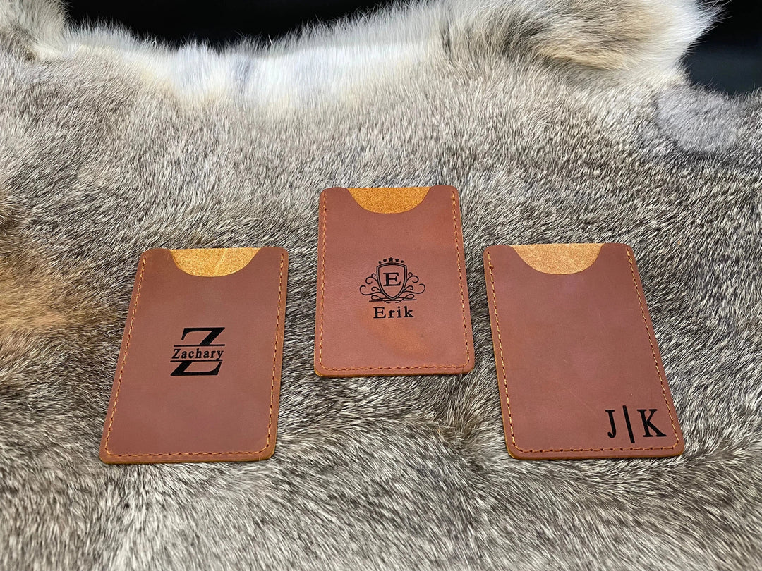 Leather Card Holder , Real Leather, Same Day Shipping, Free Shipping US-Lucasgift