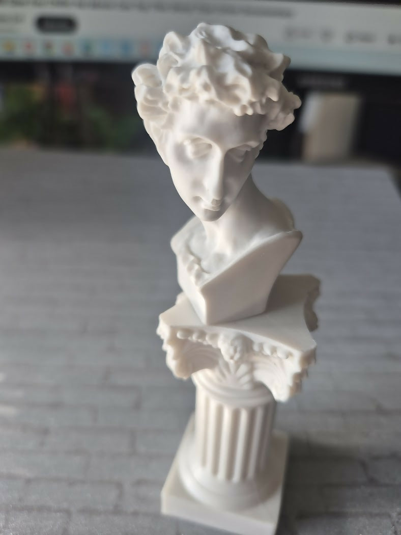 Classical Greco-Roman / Renaissance revival style Male Bust in Miniature- on Lucasgift