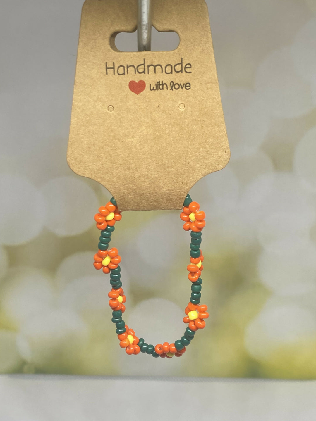 Daisy beaded bracelet- on Lucasgift