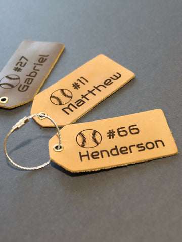 Baseball Bag Tag, Baseball Team Gifts, Baseball Senior Night Gifts, Personalized Baseball Gifts, Bag Tag, End of Season, Baseball Banquet- on Lucasgift