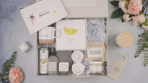 Get Well Gift Basket, All Natural Care Package- on Lucasgift