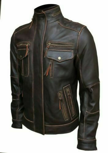 Men's Handmade Leather Jacket – Premium Genuine Leather Motorcycle Jacket