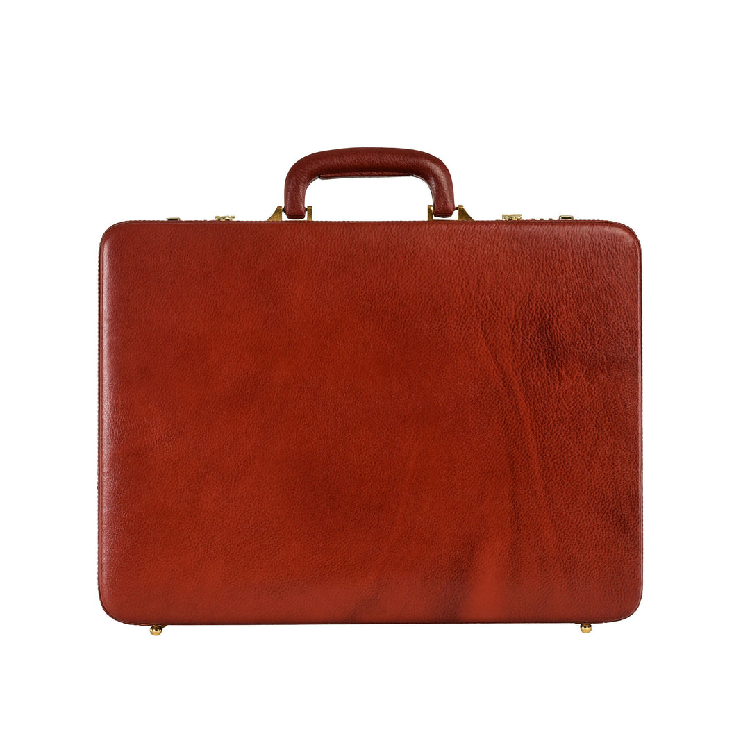 Expandable Leather Briefcase for Mens Leather Attache Handbag for Doctors Business Handbag Black Leather Briefcase Office Briefcase- on Lucasgift