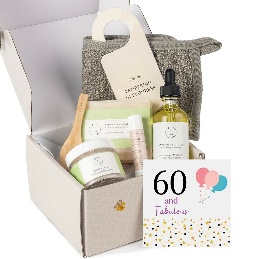 Happy Birthday gift- Personalized Self care gift box, Natural skincare gift set-Lucasgift