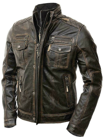 Luxury Handmade Leather Jacket – Genuine Leather Outerwear