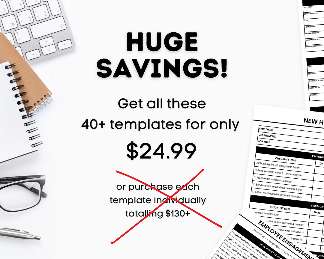 Human Resources Templates HR Forms Employee Onboarding Template HR Documents Employee Handbook New Employee Training HR Dashboard Basic- on Lucasgift