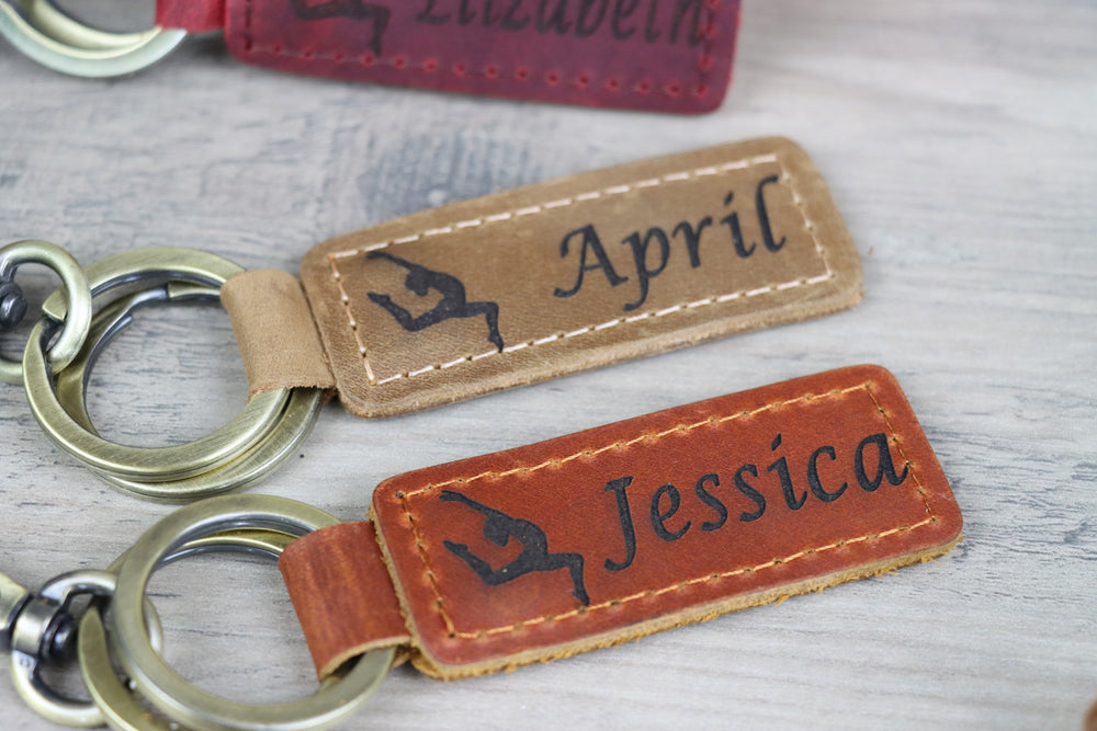 Personalized Gymnastic Keychains-Lucasgift