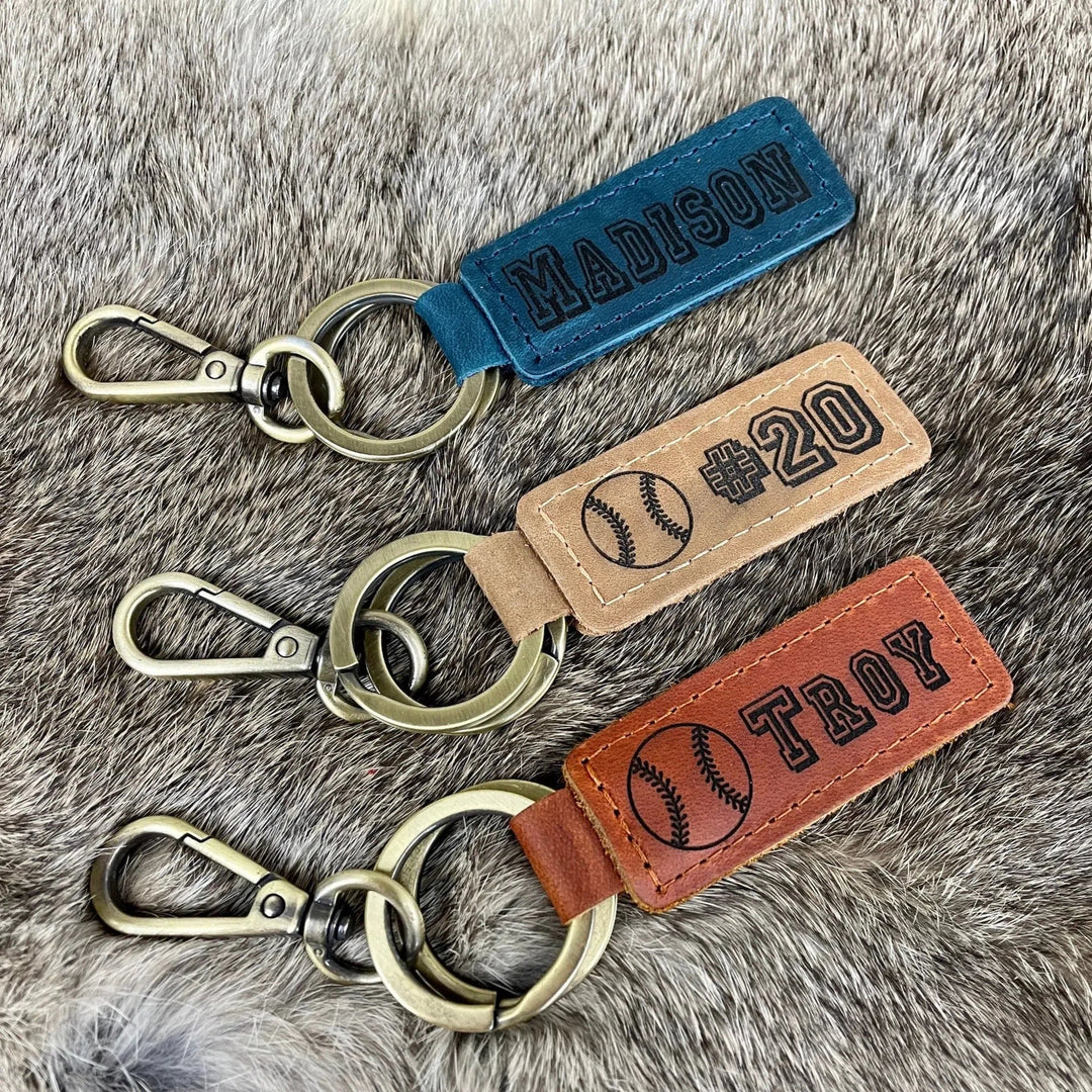 Personalized Baseball Keychains-Lucasgift