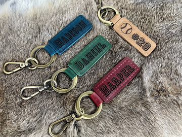 Personalized Football Keychains