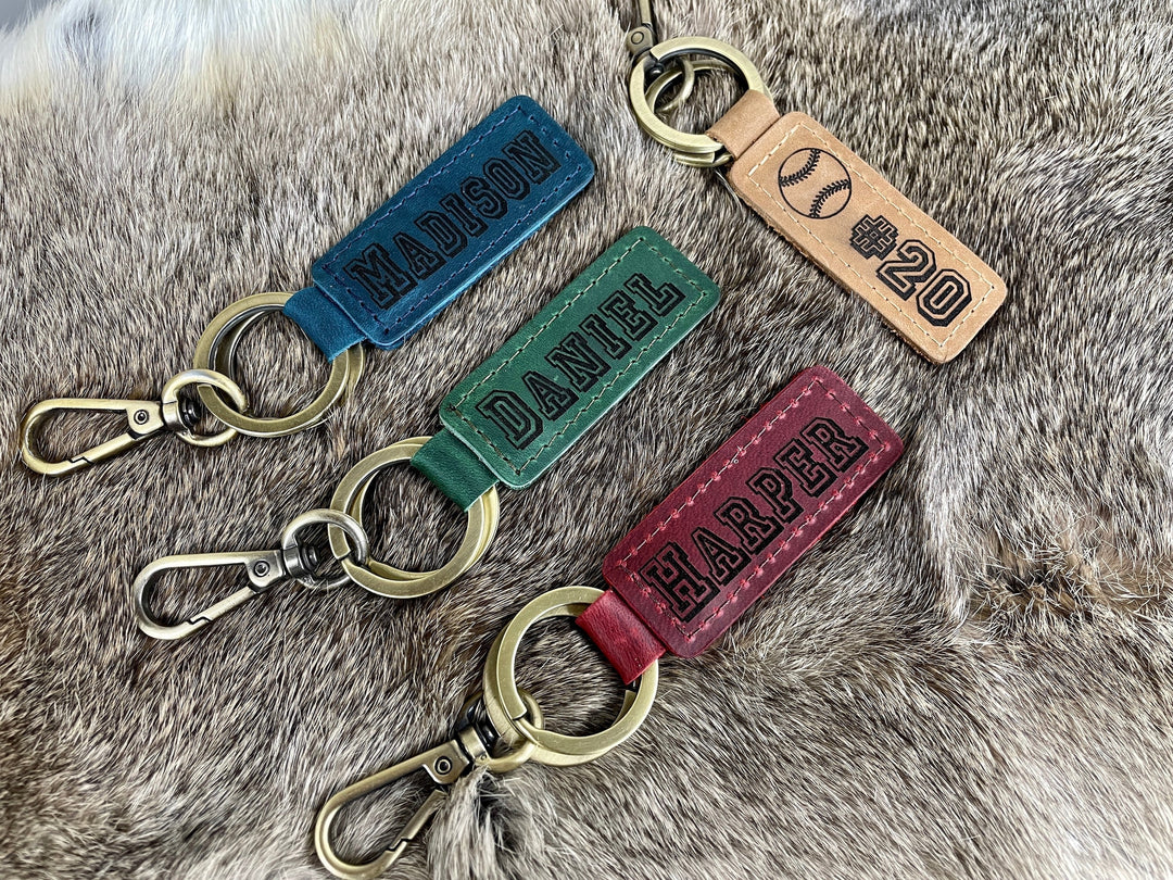 Personalized Volleyball Keychains