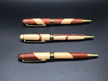 15 pcs+ Personalized Wood Pens in Bulk - Wholesale- on Lucasgift
