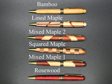 15 pcs+ Personalized Wood Pens in Bulk - Wholesale- on Lucasgift