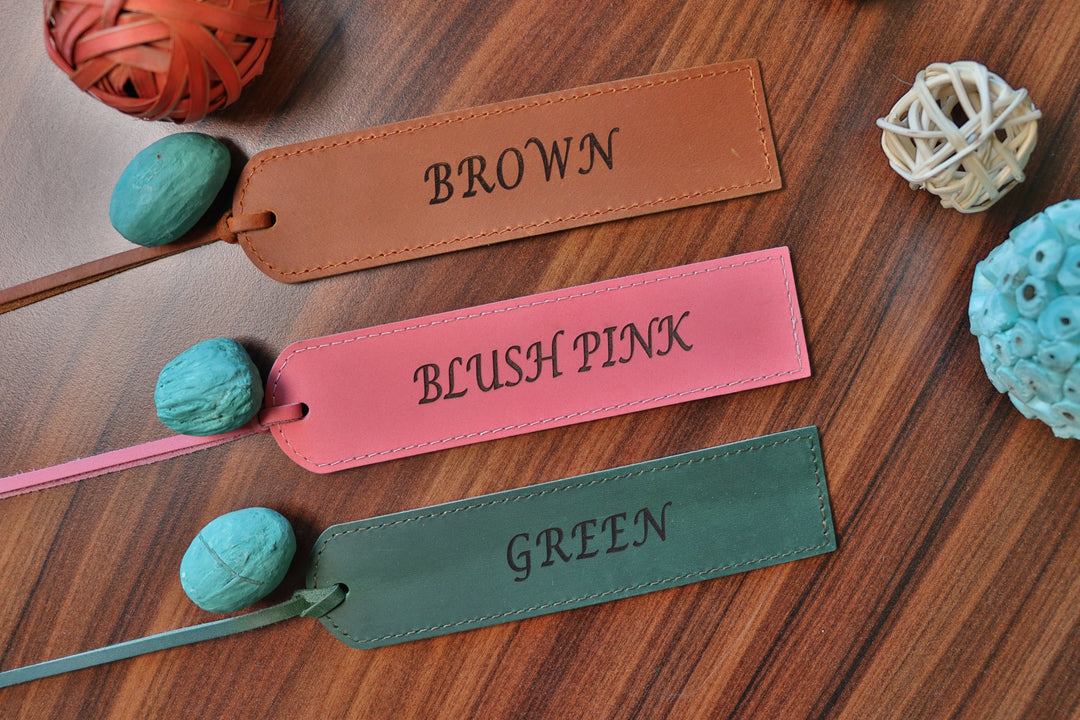 Leather Bookmark Personalized
