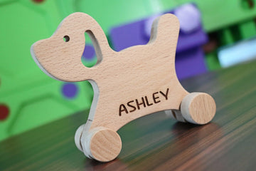 Wooden Toy Car - Dolphin - Personalized - Handmade Montessori Toy- on Lucasgift