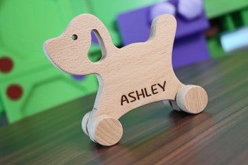 Wooden Toy Car - Dolphin - Personalized - Handmade Montessori Toy- on Lucasgift