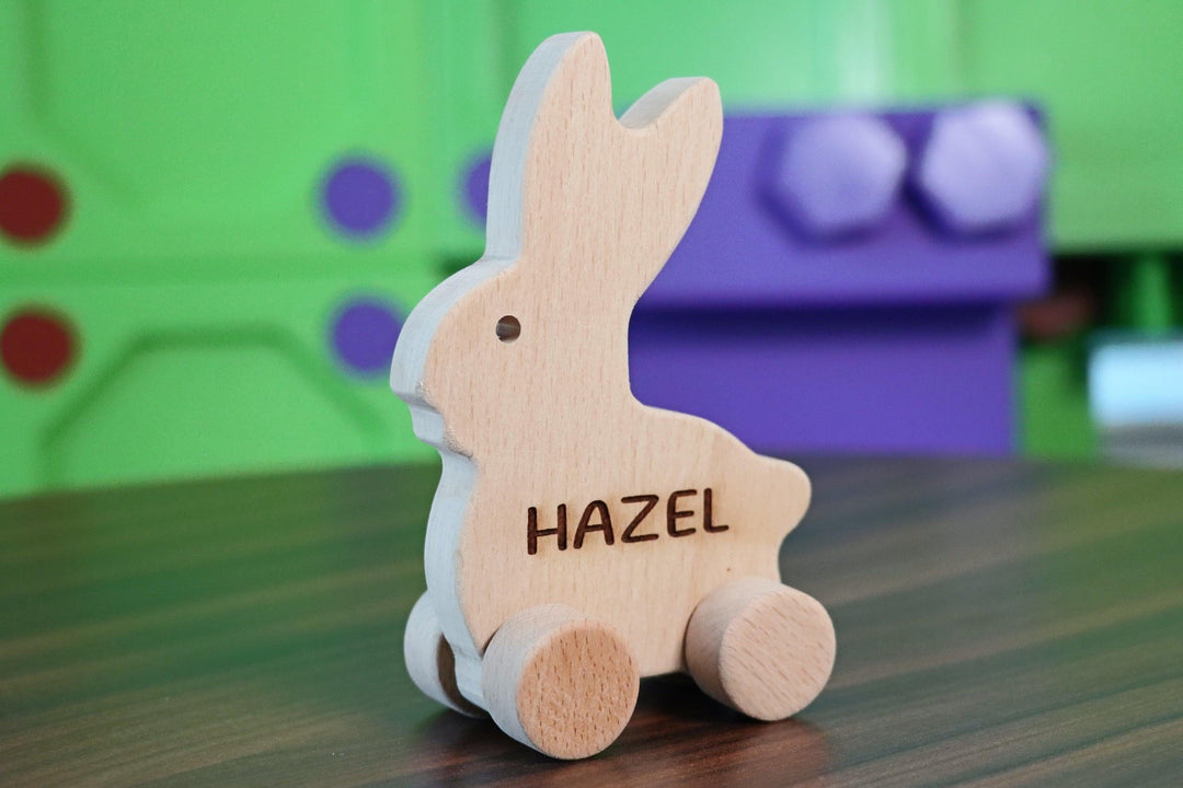 Wooden Toy Car - Dolphin - Personalized - Handmade Montessori Toy- on Lucasgift