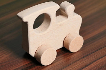 Wooden Toy Train - Personalized - Handmade Montessori Toy-Lucasgift