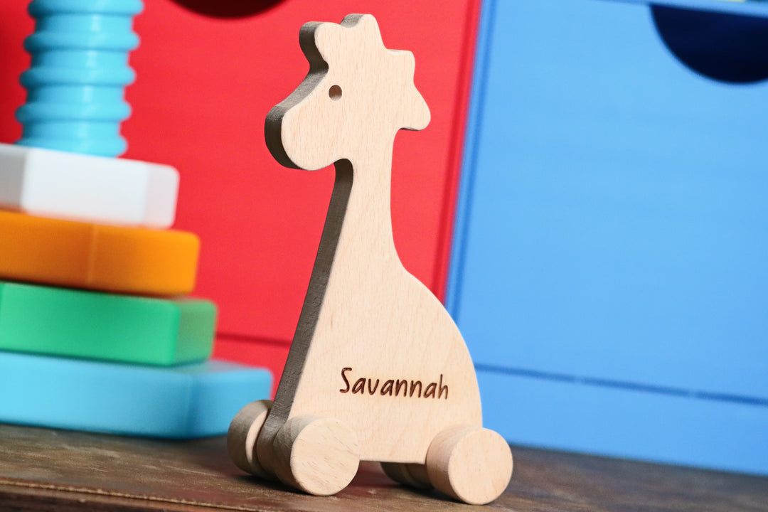 Wooden Giraffe Toy-Lucasgift