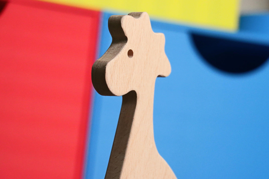 Wooden Giraffe Toy-Lucasgift