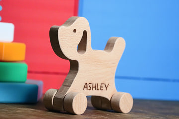 Wooden Puppy Dog Toy-Lucasgift