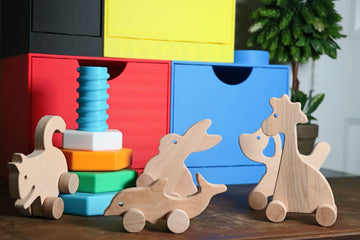 Wooden Puppy Dog Toy-Lucasgift