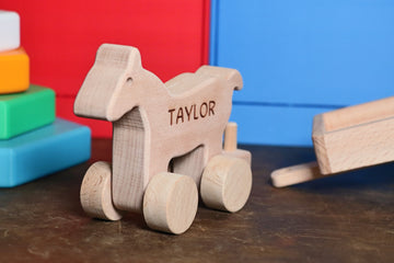 Wooden Tractor Toy-Lucasgift