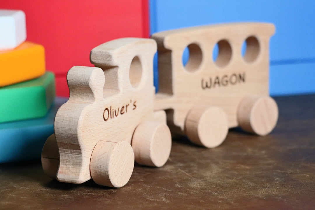 Wooden Toy Train-Lucasgift