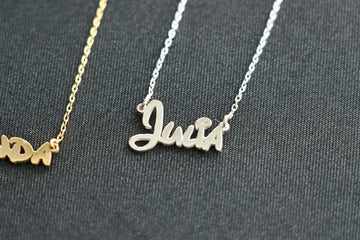 Custom Name Necklace, Personalized Nameplate Necklace, Little Girl Name Necklace, Daughter Birthday Gift, Name Necklace For Kids,-Lucasgift