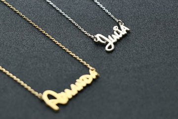 Custom Name Necklace, Personalized Nameplate Necklace, Little Girl Name Necklace, Daughter Birthday Gift, Name Necklace For Kids,-Lucasgift