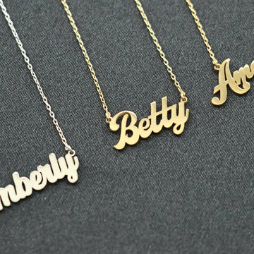 Carrie Name Necklace, Customized Carrie Font Nameplate, Personalized Carrie Style Name Pendant, Carrie Style Necklace Cable Box Or Figaro-Lucasgift