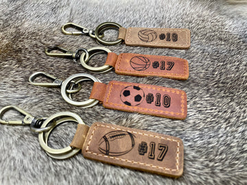 Personalized Soccer Keychains