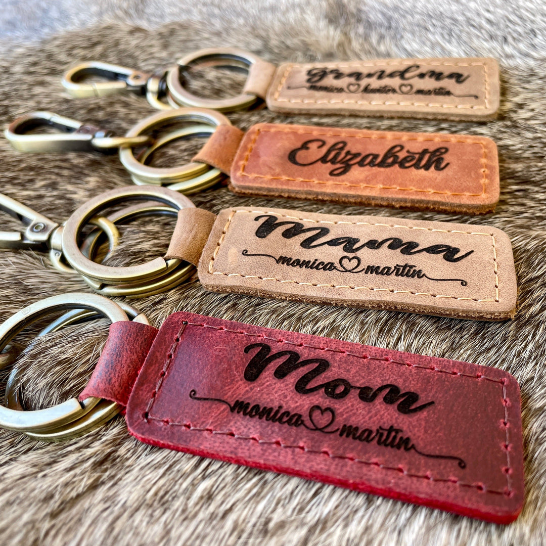 Set of 3 Mom Keychain Personalized