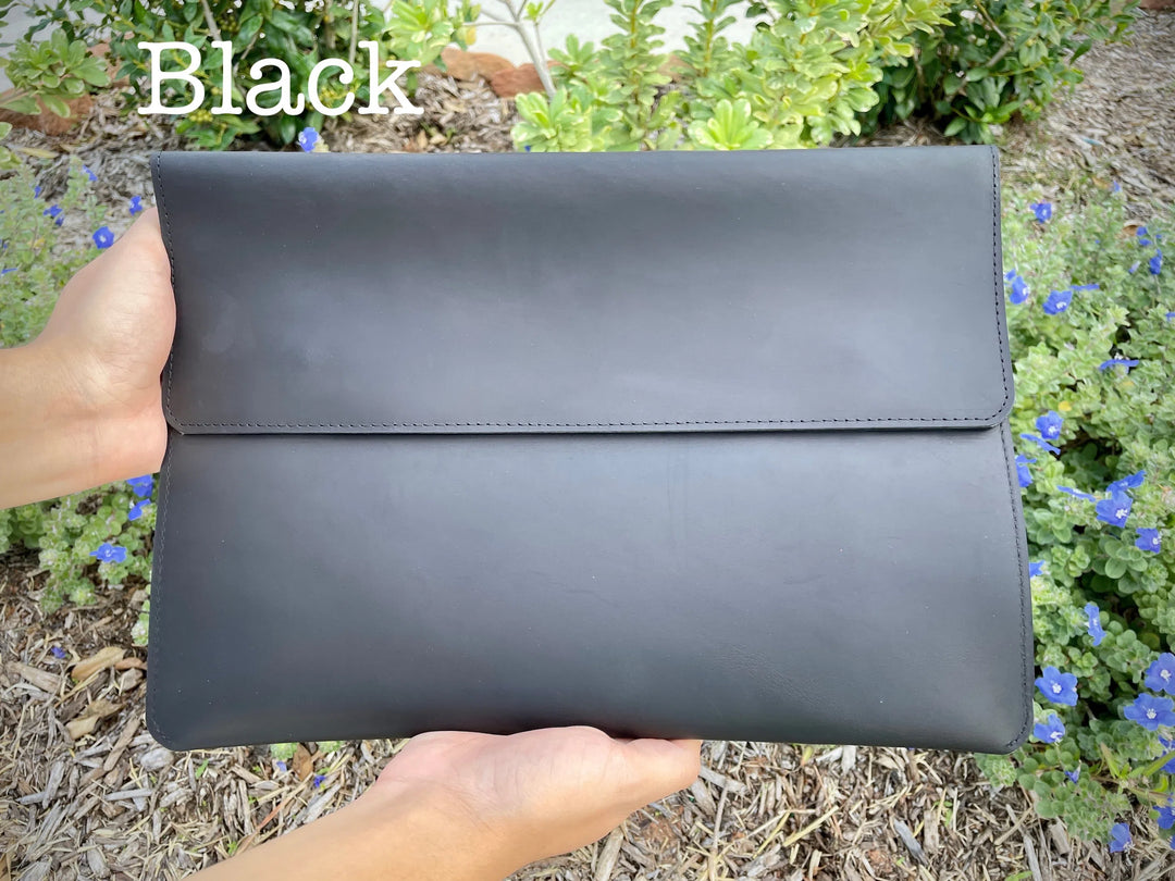 Customized Leather MacBook Case , Real Leather, Same Day Shipping, Free Shipping US-Lucasgift