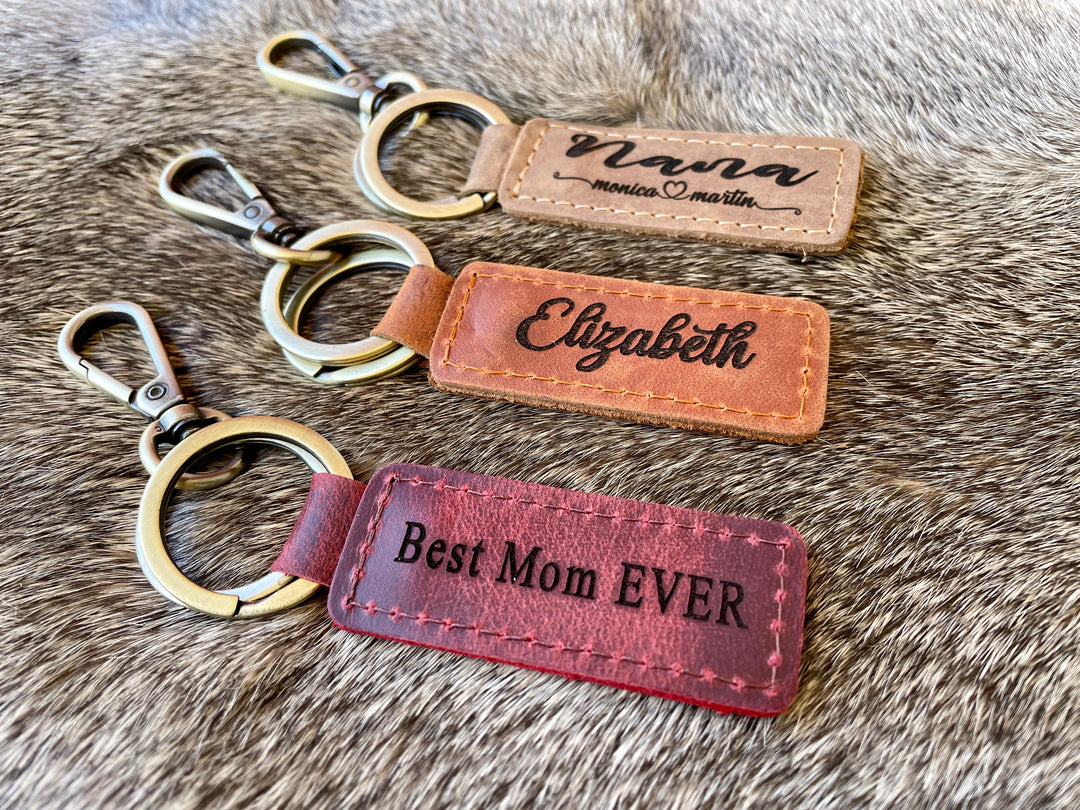 Set of 3 Mom Keychain Personalized