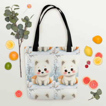 Carrying Winter Dreams – Fox Pup Tote- on Lucasgift