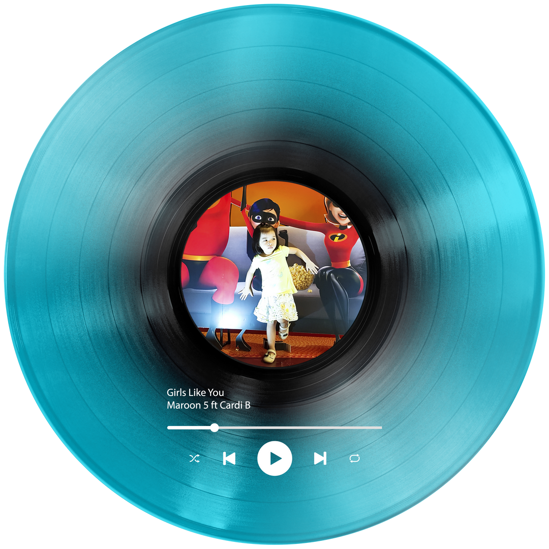 Personalized Vinyl Record with Photo - Acrylic Song Plaque - Anniversary Gift for Friends - Birthday Gift for Her Him- on Lucasgift