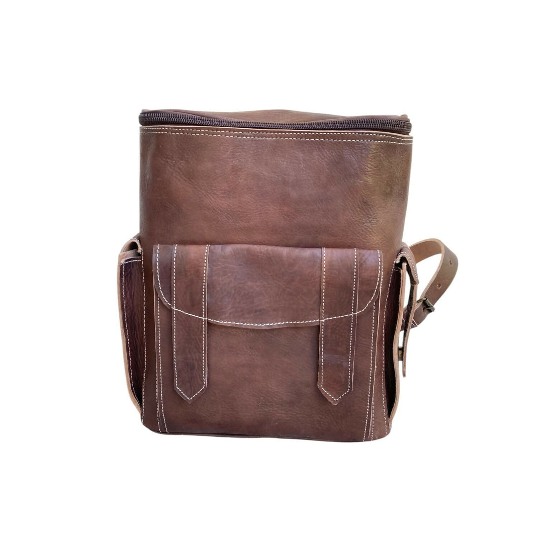 Genuine Leather Artisan Fez Workshop Premium Quality Backpack- on Lucasgift