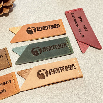 BULK 100 pcs LEATHER BOOKMARK, Engraved Bookmarks, Customized Book mark, Personalized Gifts