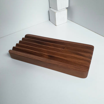 Pencil Holder for Desk Pencil Holder Wooden Tray Pen Stand Wood Office Desk Organizer Christmas Gift, Gift for Him, Office Gift- on Lucasgift