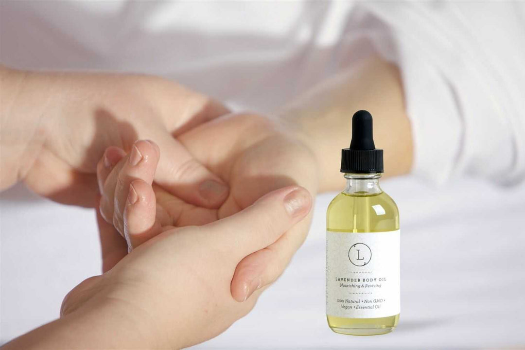 Lavender Body Oil, Natural Moisturizing Body Oil- on Lucasgift