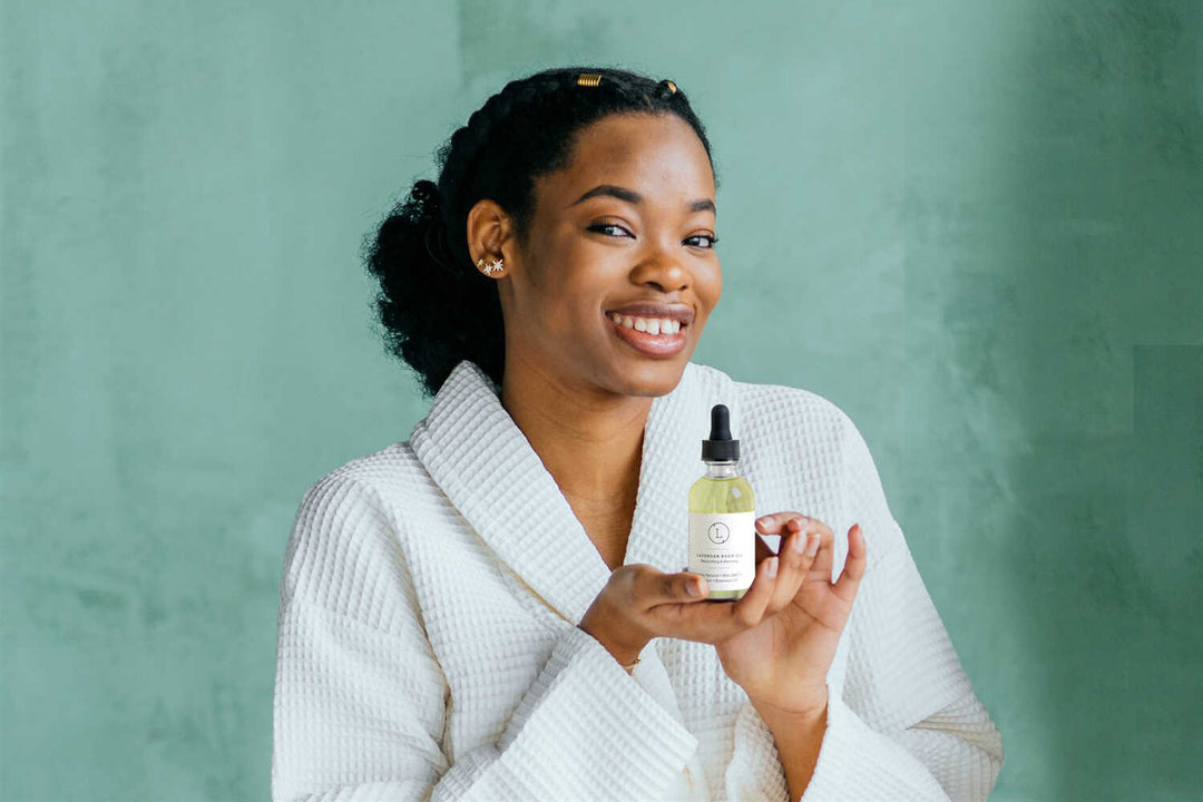 Lavender Body Oil, Natural Moisturizing Body Oil- on Lucasgift
