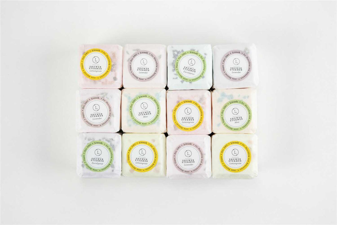 Shower Steamers, Set of 12 big fizzies, Cheer up Gift Set, Relaxing Gift Box- on Lucasgift