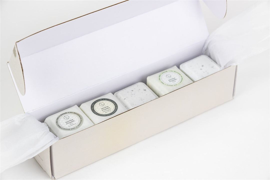 Earthy Shower Steamer, Refreshing Gift Box for Men and Women, Set of 5 Shower Steamers-Yes-5 steamers on Lucasgift