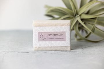 2x Himalayan Salt Soap Bar, Natural Unscented Soap, Vegan Handmade Soap- on Lucasgift