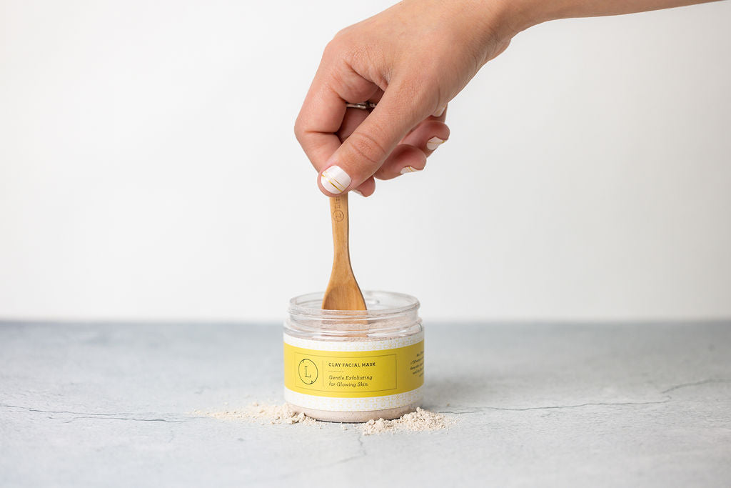 Natural Clay Facial Mask, Exfoliating Mask, Glowing skin Mask- on Lucasgift