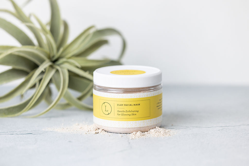 Natural Clay Facial Mask, Exfoliating Mask, Glowing skin Mask- on Lucasgift